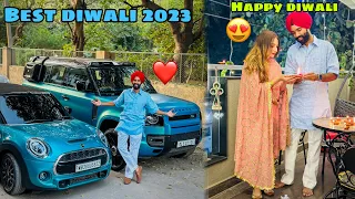 DIWALI 2023 mai sab kuch Blue ho gaya 😱 or Sahiba ne pura Ghar saja diya 😍 WOW