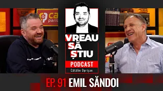 Emil Săndoi: „Lăcrimez când mă gândesc la necunoscuții de acum 30 de ani!” | VREAU SĂ ȘTIU Ep 91