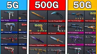 500G STANDOFF 2 BEGINNER EQUIPMENT!😱 CHEAP BUT NICE SKINS!