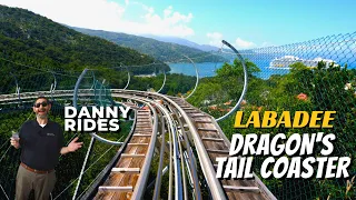 Danny & Taylor Ride Dragon's Tail Coaster POV 4K | Labadee, Haiti | Royal Caribbean Cruise