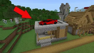 Кто припарковал машину на крыше моего дома в Майнкрафт | Kosteyka Minecraft