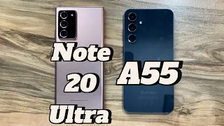 Samsung Galaxy A55 vs Samsung Galaxy Note 20 Ultra