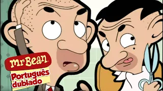 Dia do cabelo ruim do Mr Bean | Mr Bean Desenho Animado em Português | Mr Bean em Português