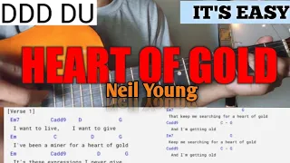 HEART OF GOLD – NEIL YOUNG || GUITAR TUTORIAL MADE EASY