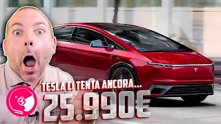 TESLA MODEL Q 25.000€ e con questo aspetto... TU LA COMPRERESTI?