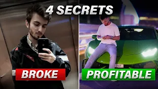 Unprofitable vs Profitable Trading - 4 secrets