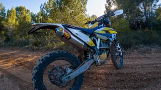 Husqvarna FE 250 2014 FMF PowerCore 4 Exhaust Sound | Enduro, Flyby, Acceleration