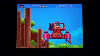 Playing Gunstar Heroes Sega Genesis on Analogue Mega SG