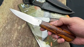 Пара кухонных ножей из премиальных материалов - M390 и ironwood