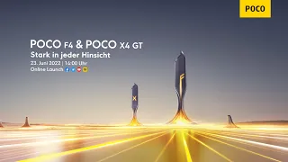 POCO F4 & POCO X4 GT Globales Launch Event