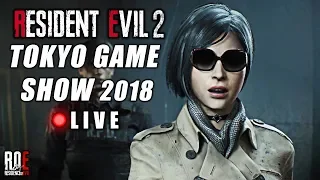 RESIDENT EVIL 2: REMAKE || NEW TRAILER | TOKYO GAME SHOW 2018 HYPE! | 🔴 L I V E