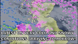 Latest on Very Cold and Snowy Conditions Arriving Tomorrow! 13th January 2024