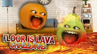 Annoying Orange - The Floor is Lava Challenge!