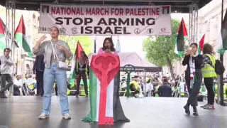 Watch in full: Motaz Azaiza, Ahdaf Soueif, Jeremy Corbyn + more speak at London pro-Palestine march