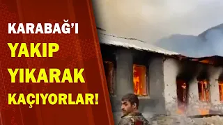 Ermenistan Ordusu Kaçarken Yakıyor! / A Haber | A Haber