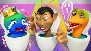 RAINBOW FRIENDS Become SKIBIDI TOILET?! | RAINBOW FRIENDS 2 ANIMATION | Rainbow Friends 3D Animation