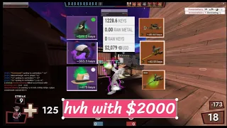Playing HVH with $2000 hats