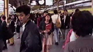 1990 夕方の新宿駅 Evening Shinjuku Station 900417