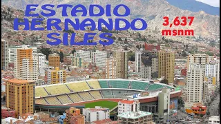 Estadio Hernando Siles de La Paz - Bolivia - 3,637 msnm.