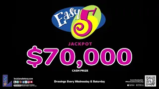 5-15-24 Easy 5 Jackpot Alert!