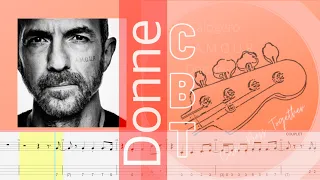 Calogero - Donne (Cover Bass) (Tab and Score in video)
