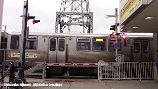 CTA Yellow Line Pedestrian Railroad Crossing - Skokie, IL