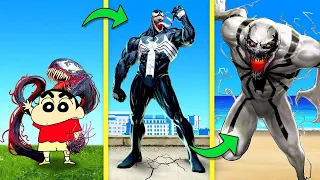 Shinchan Became Venom To Save Avengers From Evil Venom In Gta5 || TAMIL || GTA 5