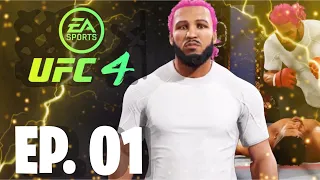 UFC 4 ROAD TO THE GOAT CAREER MODE:EP 01