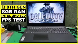 Call Of Duty World At War Game Tested on Low end pc|i3 8GB Ram & Intel UHD 620|Fps Test|