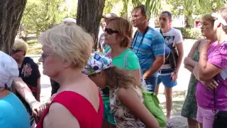 Митинг в Ялте жителей Гурзуфа 26.06.2016 года в борьбе за свои права в части проживания в Артеке!