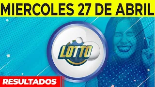 Sorteo Lotto y Lotto Revancha del miercoles 27 de abril del 2022