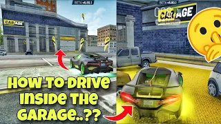 How to drive inside the garage🤫||Extreme car driving simulator😱||