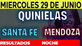 Resultados Quinielas Nocturna de Santa Fe y Mendoza, Miércoles 29 de Junio