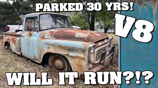 ABANDONED 1959 International B100. Will it run?