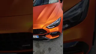 catchy orange AMG gt 4 door 🍊