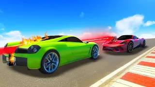 Face To Face With LASER SUPERCARS! (GTA 5)