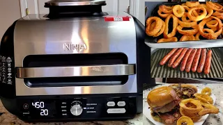 2021 Ninja Foodi Smart XL Pro 7-in-1 Indoor Grill/Griddle Combo Unboxing + First Cooks