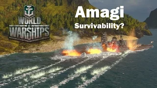 Amagi Survivability - World of Warships