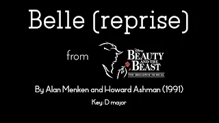 Belle (reprise; karaoke/instrumental) - Beauty and the Beast (musical)