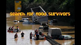 Search for flood survivors continues in Germany