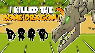 GROW CASTLE: Let's kill the Bone Dragon! +Tips on how to kill dragons 🐲