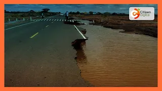 Floods destroy roads and bridges across the country