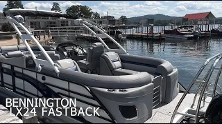 The 2022 Bennington LX24 Fastback Review.  Full Features & Benefits Review.  Futrell Marine.