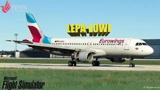 Fenix A320| Real Life Eurowings Ops on Vatsim |Palma de Mallorca🇪🇸 to Innsbruck🇦🇹|MSFS2020