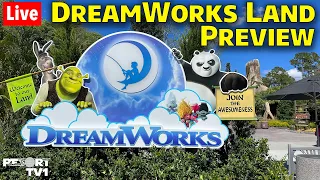 🔴Live: NEW DreamWorks Land Preview at Universal Studios - Universal Orlando Resort - 5-25-24