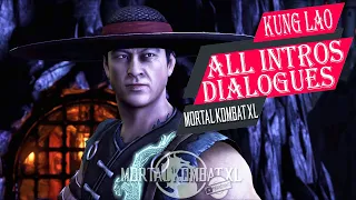 MORTAL KOMBAT XL - KUNG LAO ALL INTROS DIALOGUES✔️4K ᵁᴴᴰ 60ᶠᵖˢ PS5