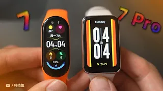 لو محتار بينهم "شوف الفيديو ده الاول" || XIAMOI MI BAND 7 PRO VS MI BAND 7