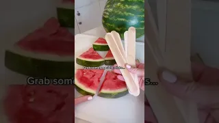 WATERMELON POPS! 🍉 #momhacks #trending #viral #shorts #lifehacks #momlife #summerhacks #summer