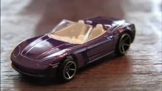 CORVETTE C6 CONVERTIBLE (purple) Hot Wheels review by CGR Garage