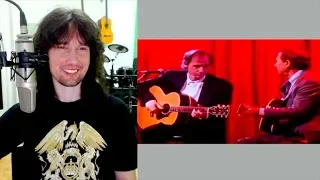 British guitarist reacts to Mark Knopflers AND Chet Atkins EPIC melodies!